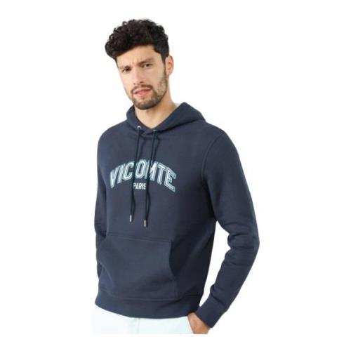 Vicomte A. Sweatshirts & Hoodies Blue, Herr