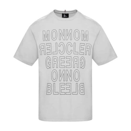 Moncler T-shirt White, Herr