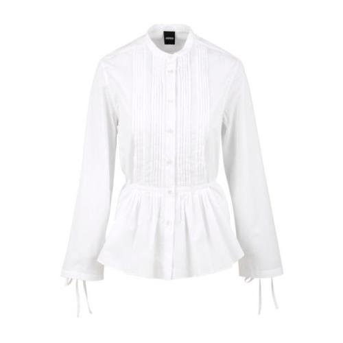 Aspesi Vita skjortor med koreansk krage White, Dam