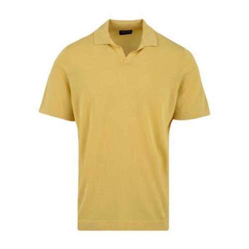 Drumohr Gula Polo T-shirts och Polos Yellow, Herr