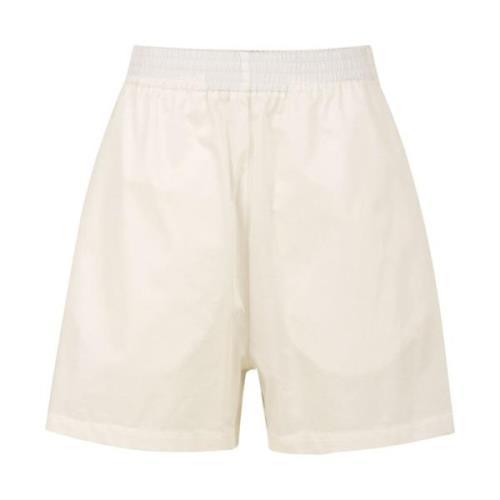 Douuod Woman Vita Shorts för Kvinnor White, Dam