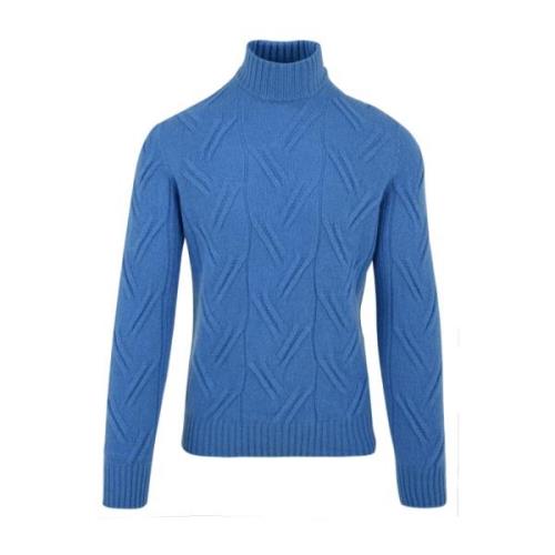 Drumohr Ljusblå Sweaters för Män Blue, Herr