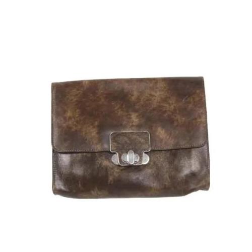 Chloé Pre-owned Pre-owned Läder kuvertvskor Brown, Dam