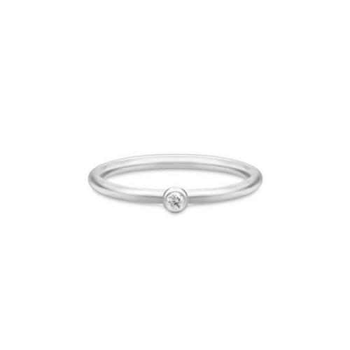 Julie Sandlau Klar Cubic Zirconia Ring White, Dam
