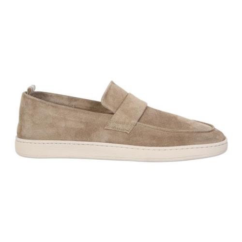 Officine Creative Beige Mocka Loafers för Män Beige, Herr