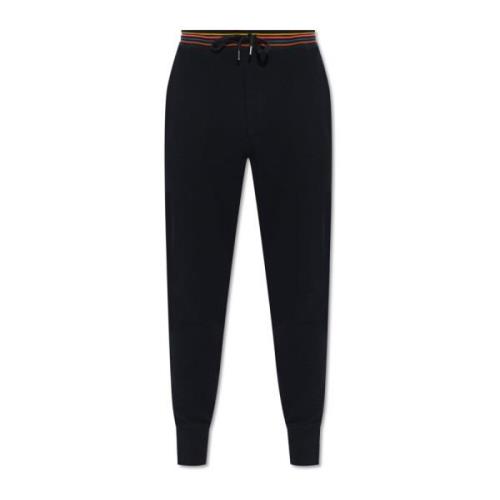 Paul Smith Bomulls sweatpants Black, Herr