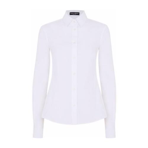 Dolce & Gabbana Naturlig Vit Skjorta för Kvinnor White, Dam