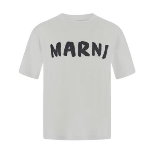 Marni T-shirt White, Dam