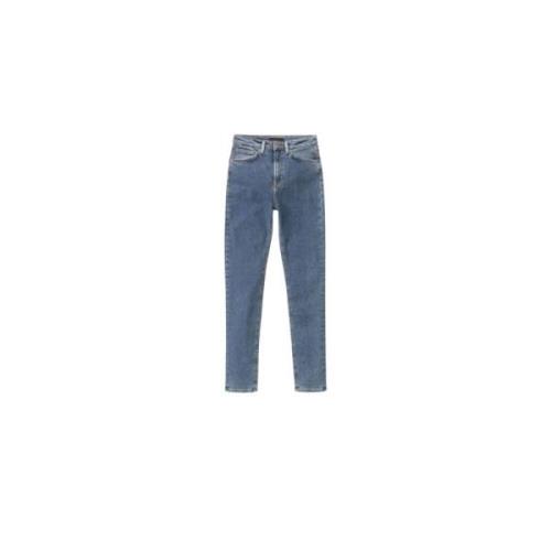 Nudie Jeans Tild jeans hög midja Blue, Dam