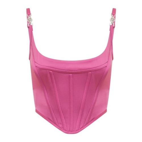 Versace Top BRA - Stilfull och Trendig Pink, Dam