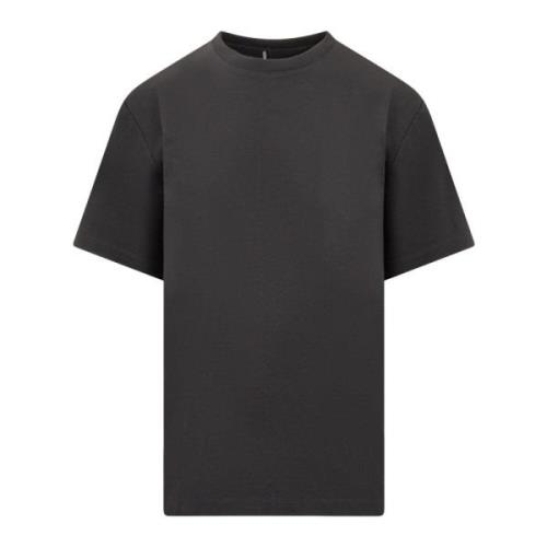 Armarium Svart T-shirt, Korta ärmar, Avslappnad passform Black, Dam