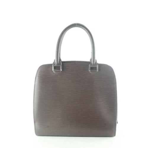 Louis Vuitton Vintage Pre-owned Tyg louis-vuitton-vskor Brown, Dam