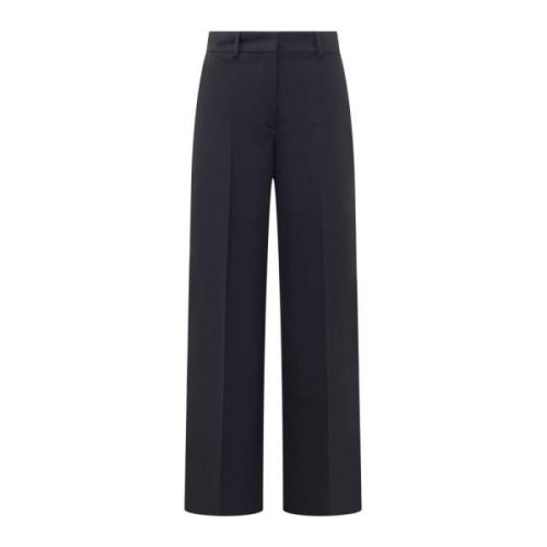 Off White Dry Wo Formal Pant Blue, Dam