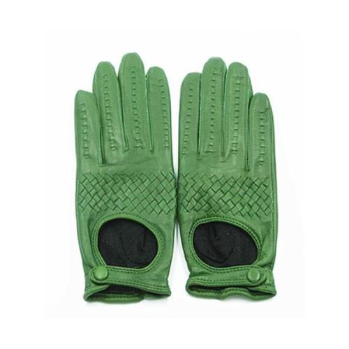 Gaucho Car Glove With Braided Detail Green, Dam
