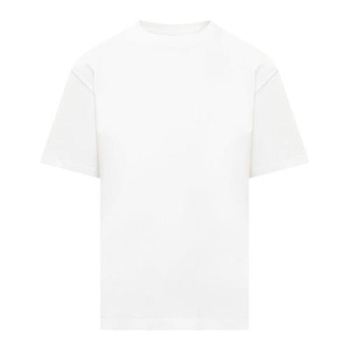 Armarium Vit T-shirt, Korta ärmar, Avslappnad passform White, Dam
