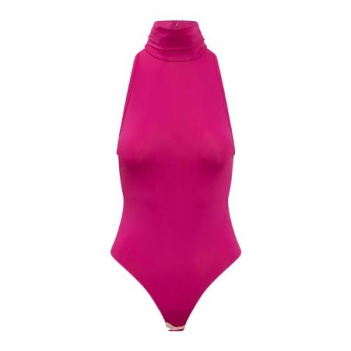 Andamane Fuchsia Sleeveless Bodysuit Pink, Dam