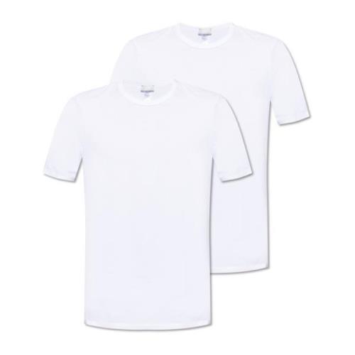 Hanro T-shirt tvåpack White, Herr