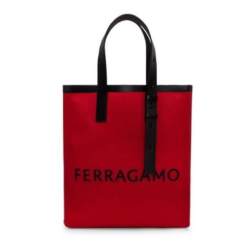 Salvatore Ferragamo Shoppingväska Red, Herr