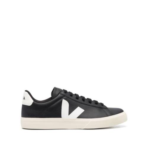 Veja Campo ChromeFree Lädersneakers Black, Herr