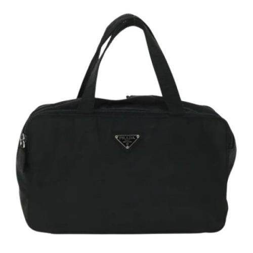 Prada Vintage Pre-owned Nylon prada-vskor Black, Dam