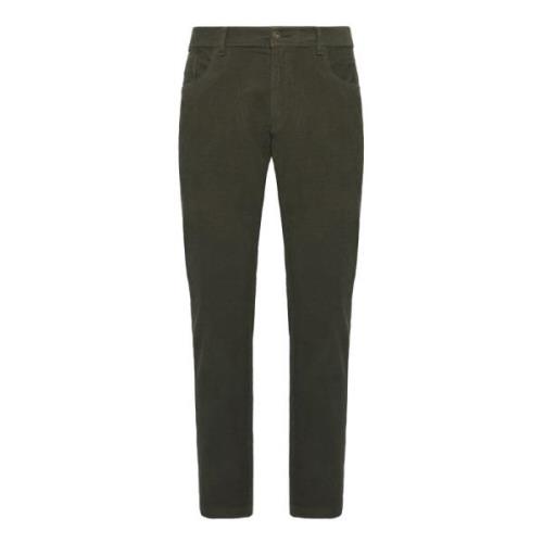 Boggi Milano Stretch Corduroy 5 Fickor Green, Herr