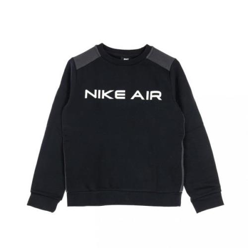 Nike Crew Sweatshirt Svart/Mörkgrå/Vit Streetwear Black, Herr