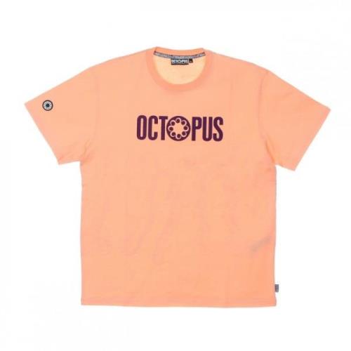 Octopus T-Shirts Orange, Herr