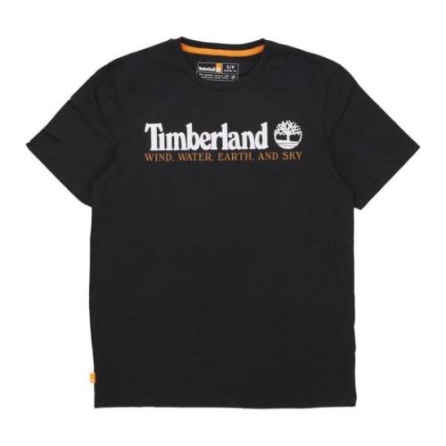 Timberland Wwes Front Tee Svart Black, Herr