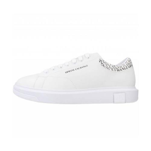 Armani Exchange Snygga Herrsneakers White, Herr