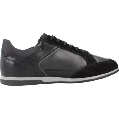 Geox Modern Stiliga Sneakers Black, Herr