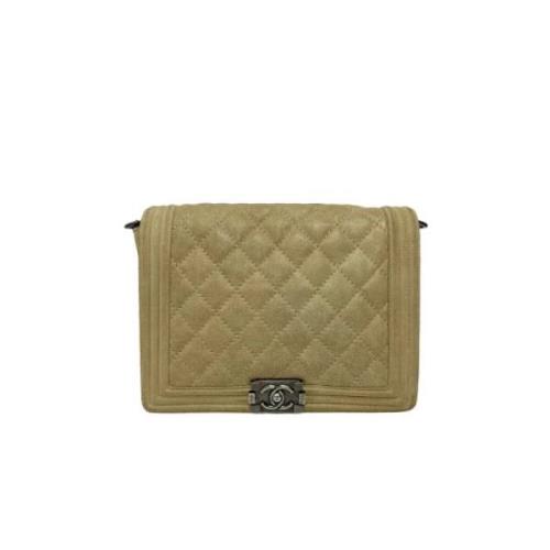 Chanel Vintage Pre-owned Mocka chanel-vskor Beige, Dam