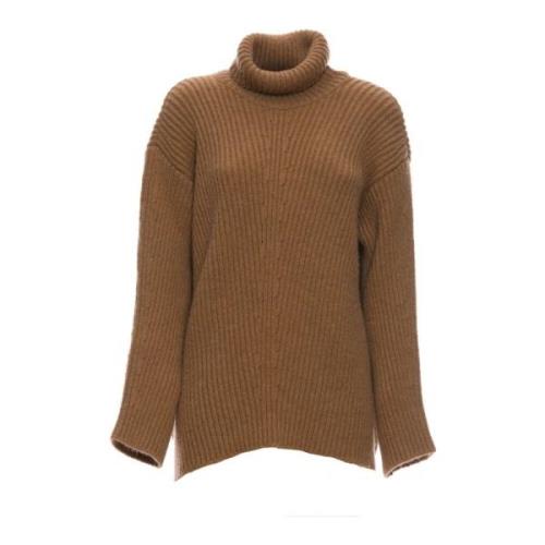 Akep Turtlenecks Beige, Dam