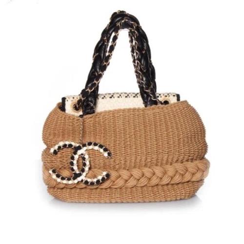 Chanel Vintage Pre-owned Läder handvskor Beige, Dam