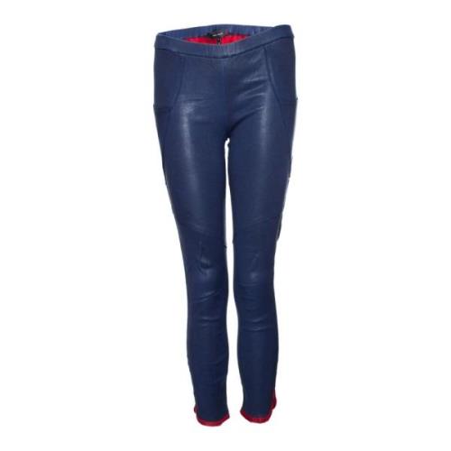 Isabel Marant Pre-owned leggings with details Blue, Dam