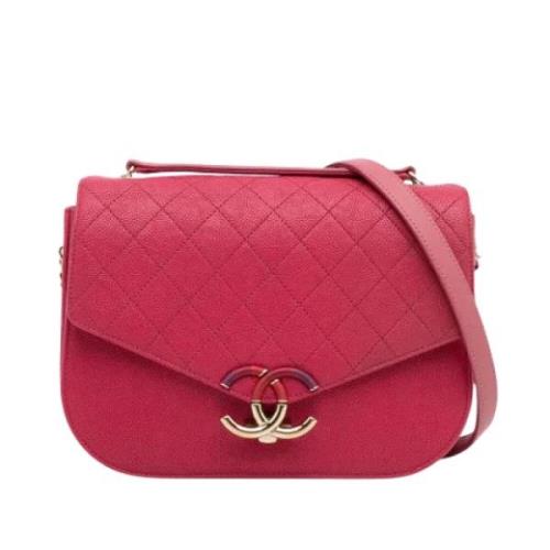 Chanel Vintage Pre-owned Laeder chanel-vskor Pink, Dam