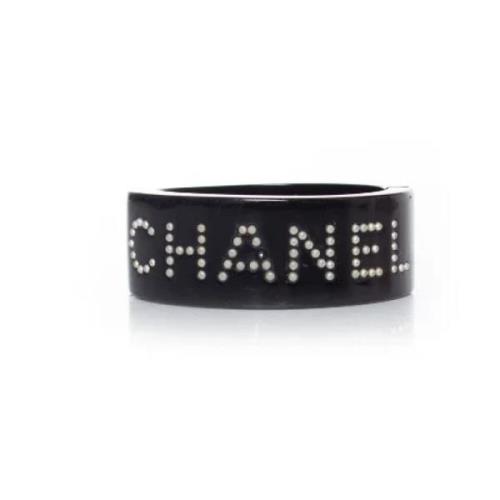 Chanel Vintage Begagnade smycken Black, Dam
