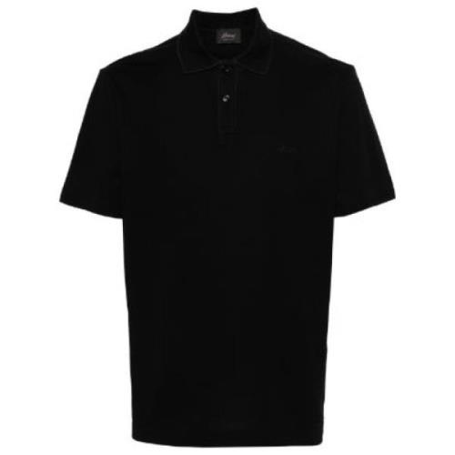 Brioni Polo Shirts Black, Herr
