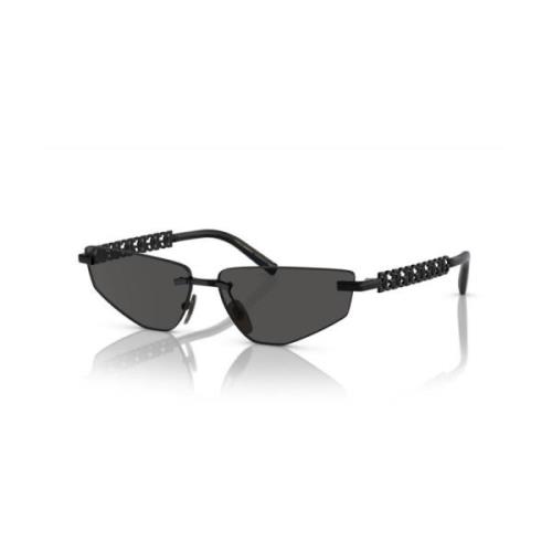 Dolce & Gabbana Essentials Large Solglasögon Black, Dam