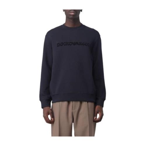 Emporio Armani Casual Sweatshirt Blue, Herr