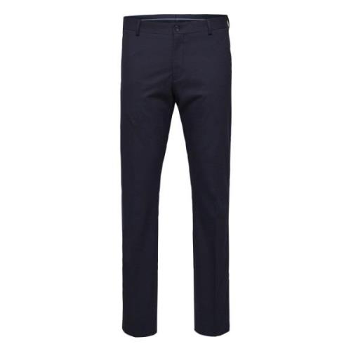 Selected Homme Cropped Trousers Blue, Herr