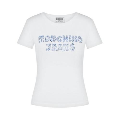 Moschino Stilren T-shirt White, Dam