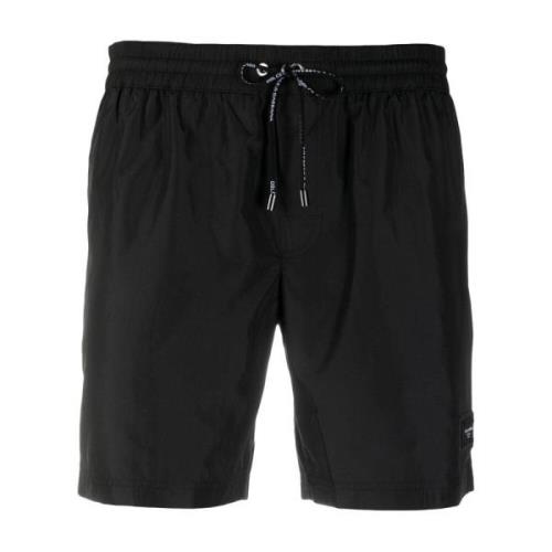 Dolce & Gabbana Strandklara badshorts med logopatch Black, Herr