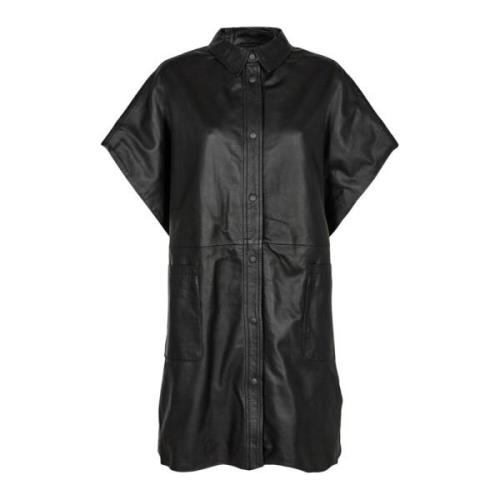 Co'Couture Daglig Skjortklänning Black, Dam