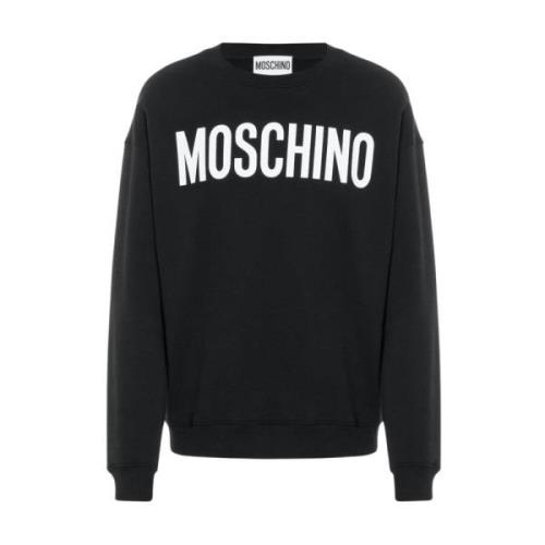 Moschino Stilren Crewneck Sweatshirt Black, Herr