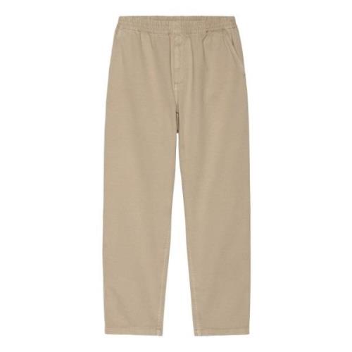 Carhartt Wip Flint Pant - Tidlös design med urbant flärd Beige, Herr