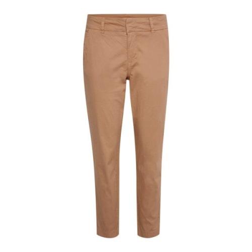 Part Two Casual Fit Sepia Tint Byxor Brown, Dam