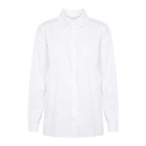 My Essential Wardrobe Klassisk Vit Skjorta White, Dam