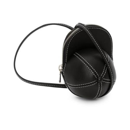 JW Anderson Svart Nano Cap Crossbody Väska Black, Dam