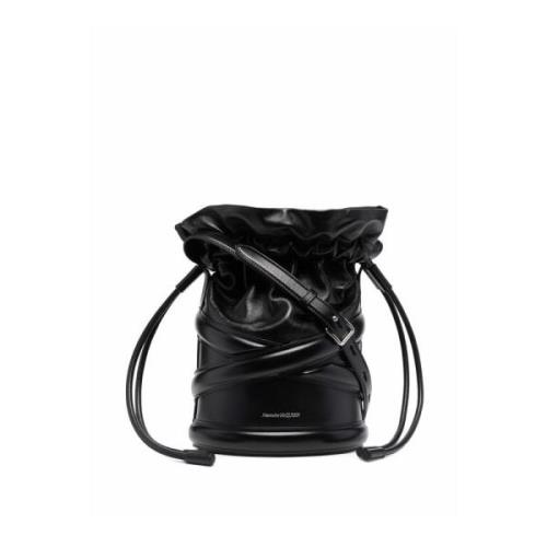 Alexander McQueen The Curve Bucket Väska Black, Herr