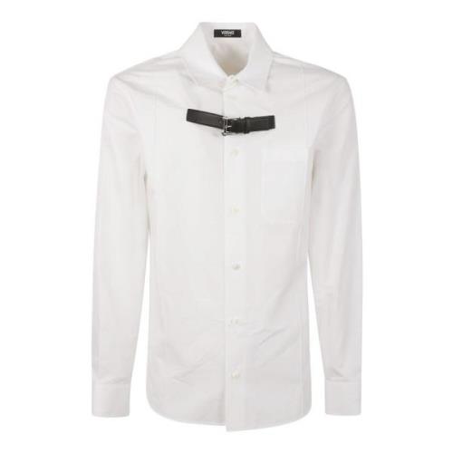 Versace Vita informella skjortor White, Herr
